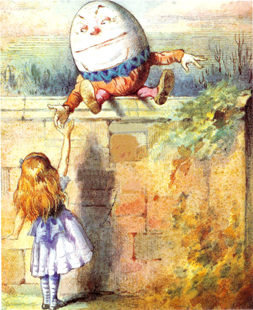 Alice and Humpty Dumpty